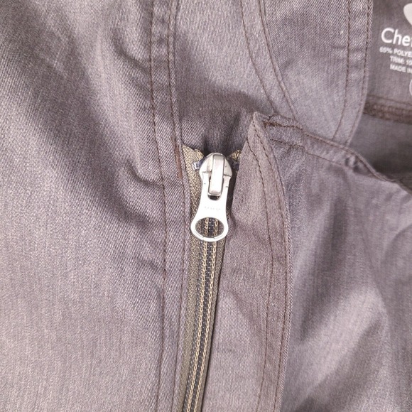 Chef Works Shirt Mens Medium Gray College Chefs Embroidered Uniform Cook Kitchen - Picture 7 of 16